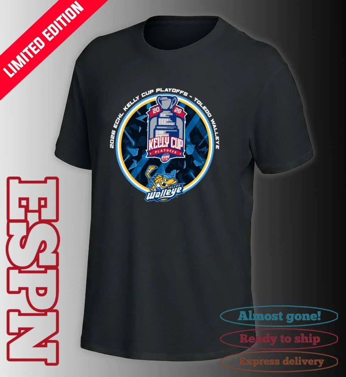 Toledo Walleye 2026 Kelly Cup Playoffs Lock Up Shirt