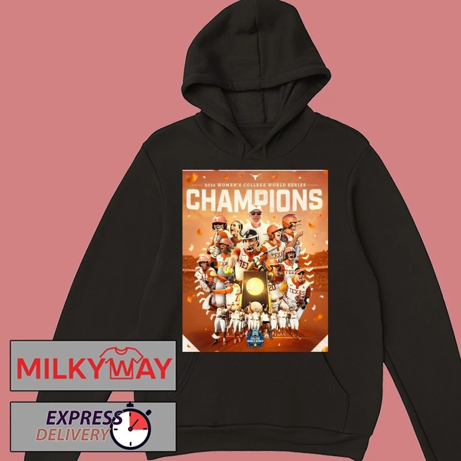 Texas Longhorns Women’s Champions 2026 College World Series Poster shirt
