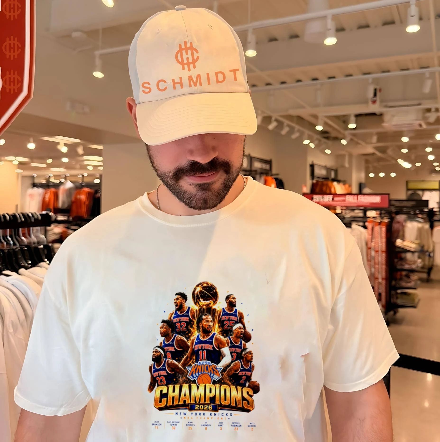 New York Knicks 2026 NBA Champions all team graphic shirt