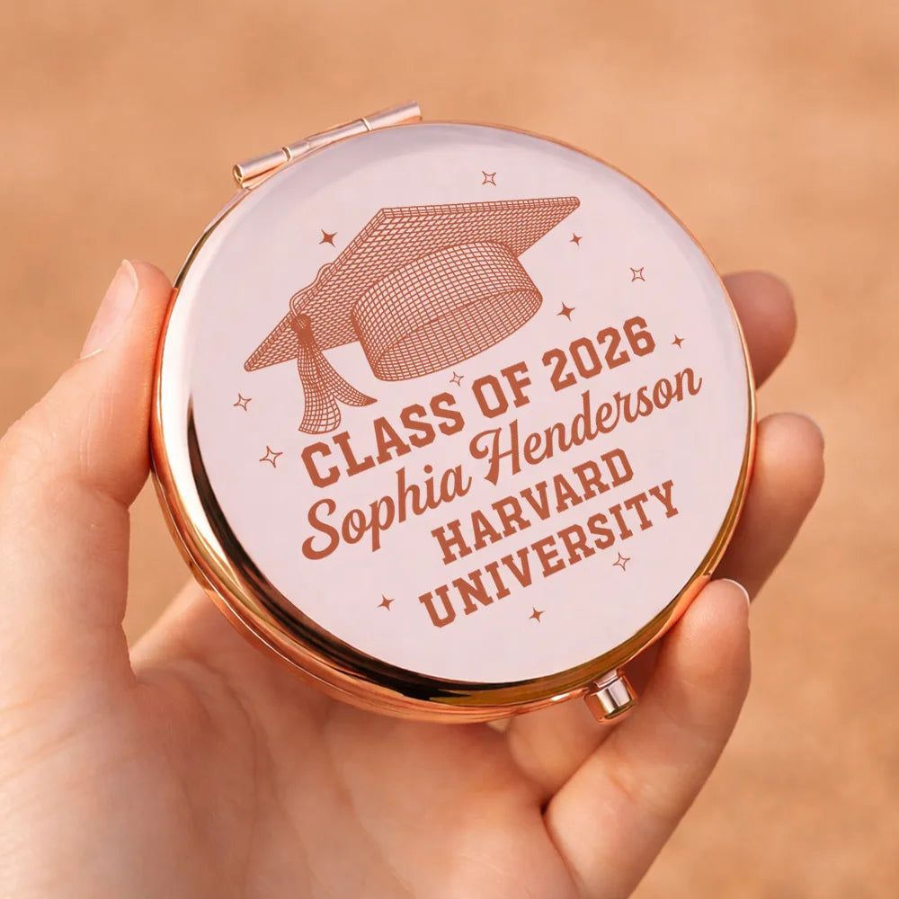 Class Of Graduation Senior - Personalized Compact Mirror