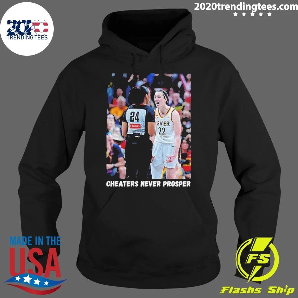 Caitlin Clark Cheaters Never Prosper Shirt