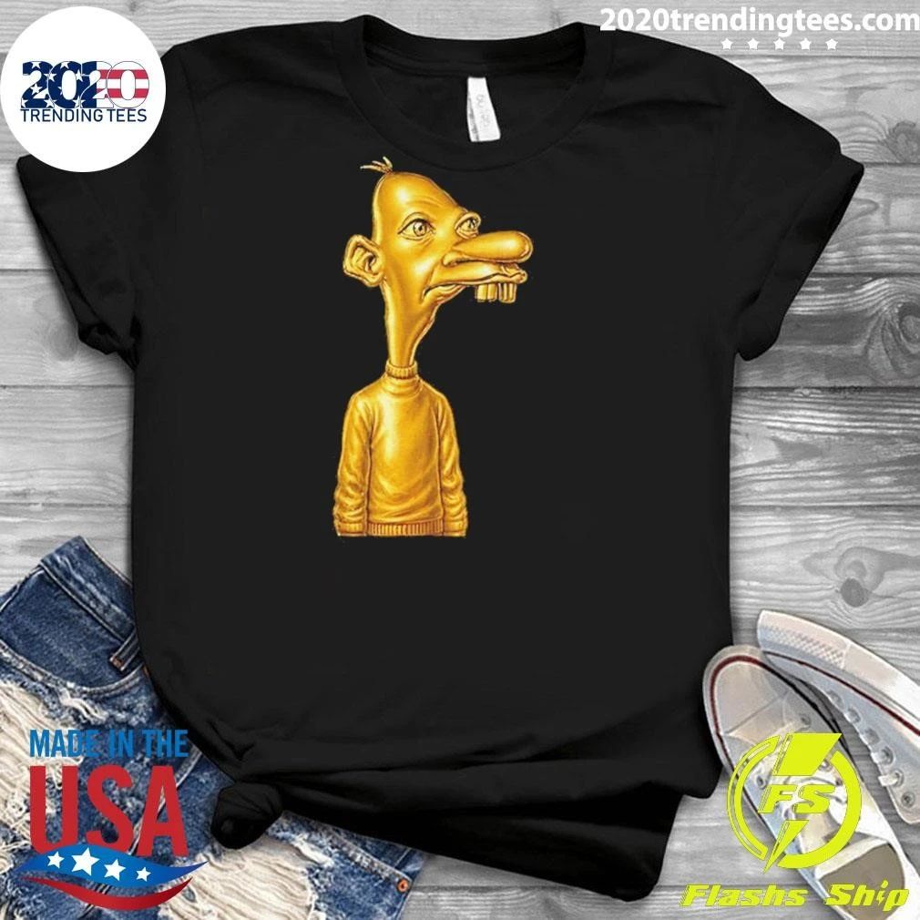 Neegy Manny Statue Gold Shirt