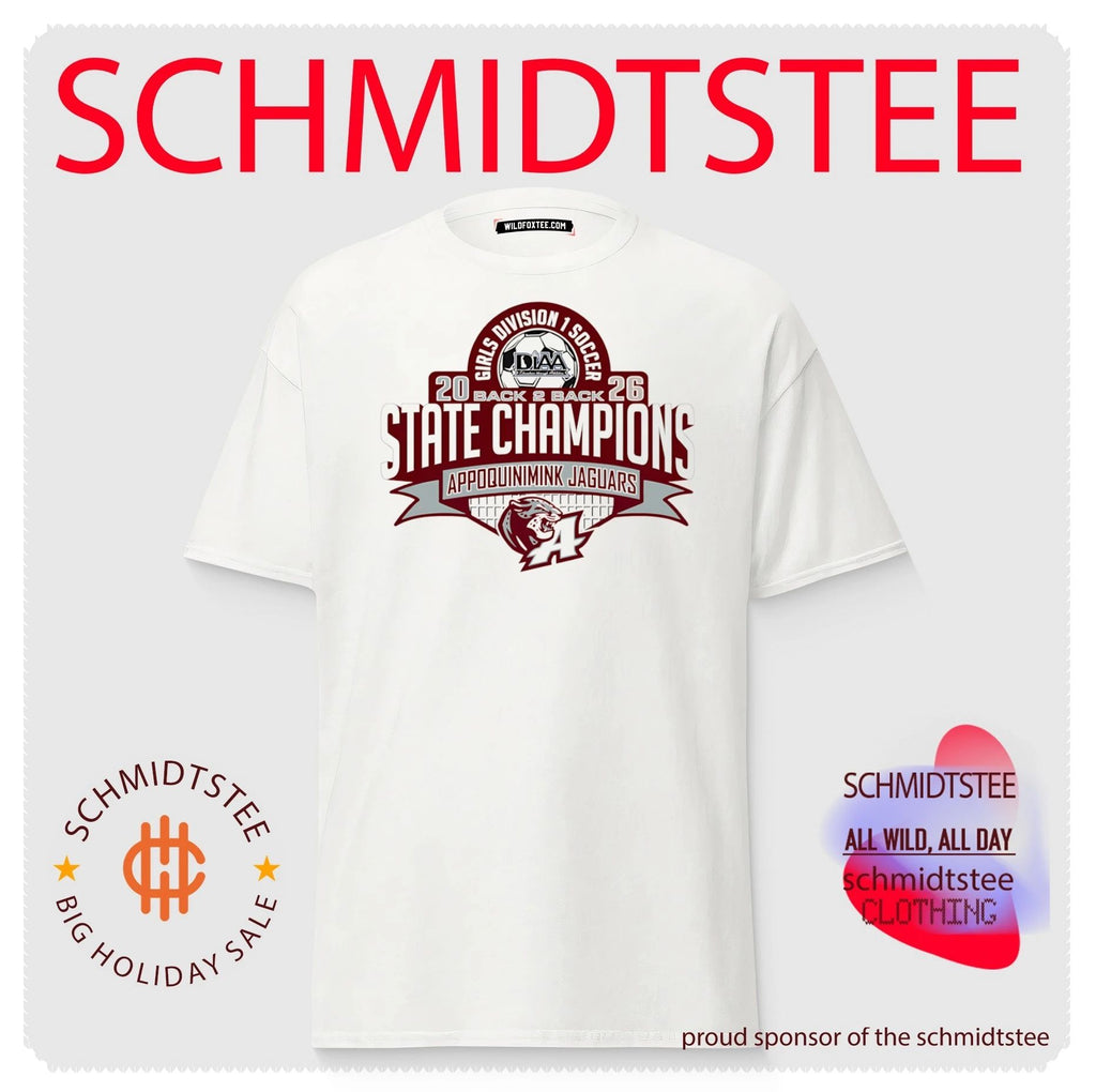 Appoquinimink Jaguars 2026 DIAA Girls Division 1 Soccer Champions shirt