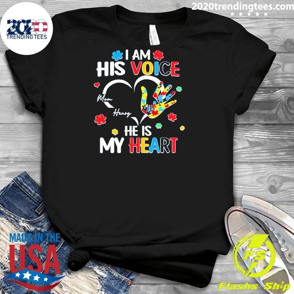 I Am His Voice He Is My Heart Shirt