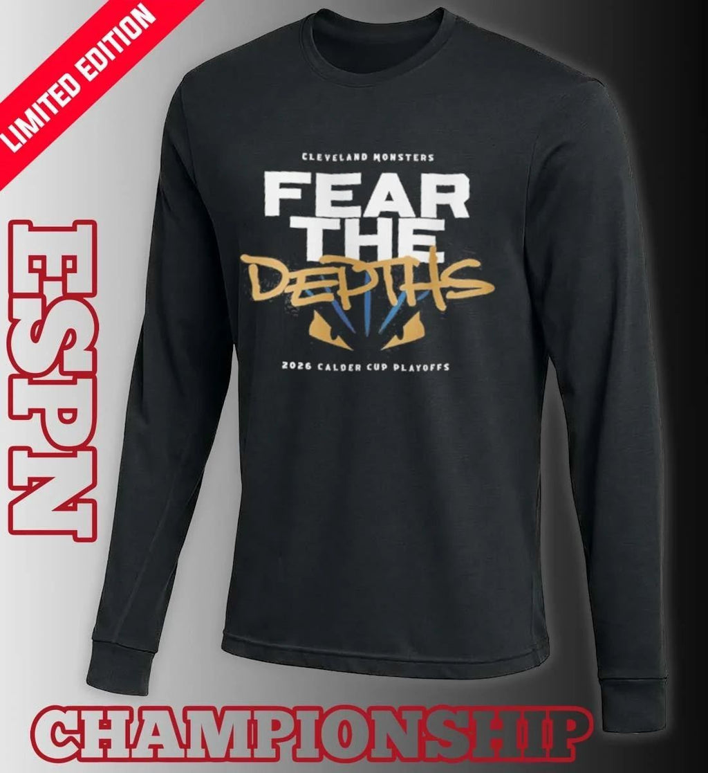 Cleveland Monsters 2026 Fear the Depths Calder Cup Playoffs Shirt