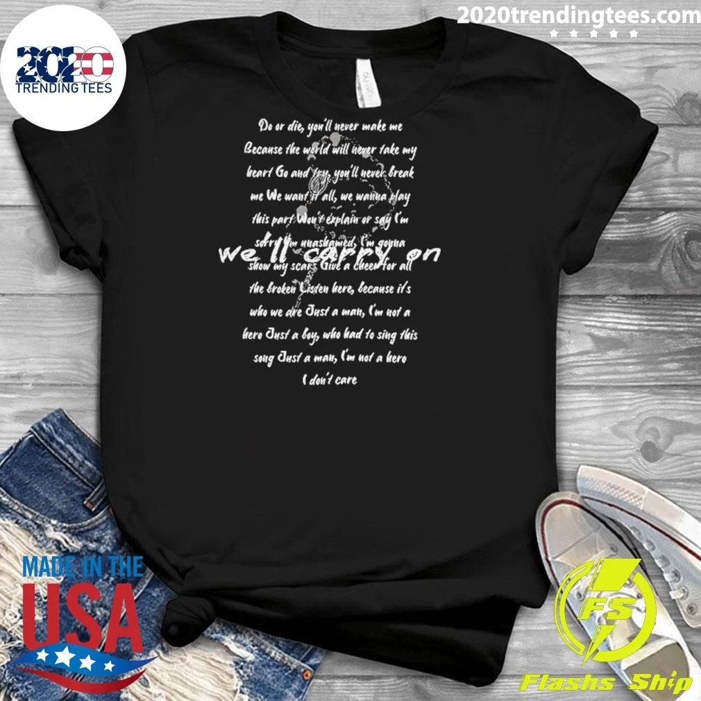 My Chemical Romance Black Parade Band Lyric Shirt