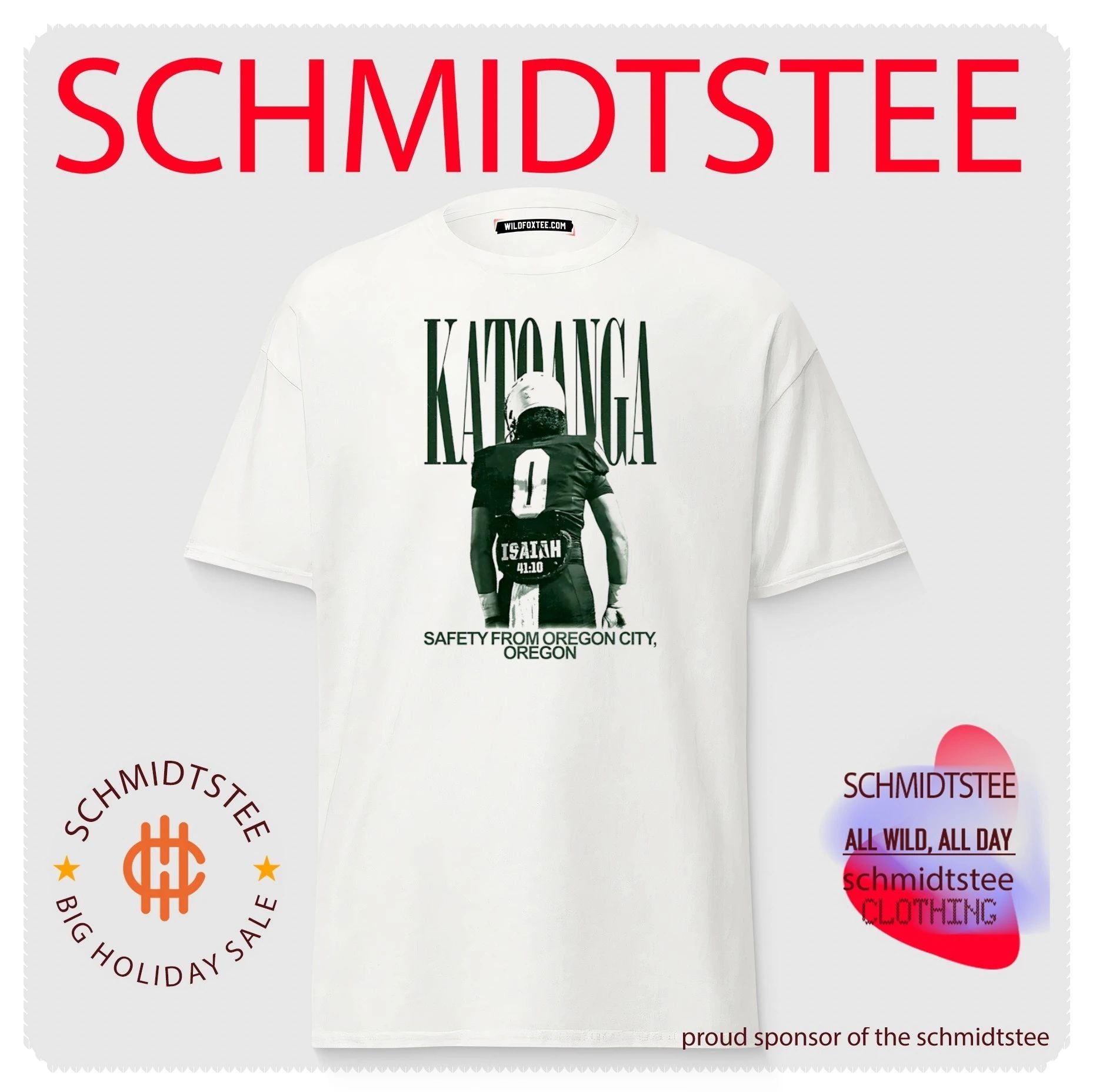 Chaz Katoanga Oregon City Safety Isaiah 41 10 graphic shirt
