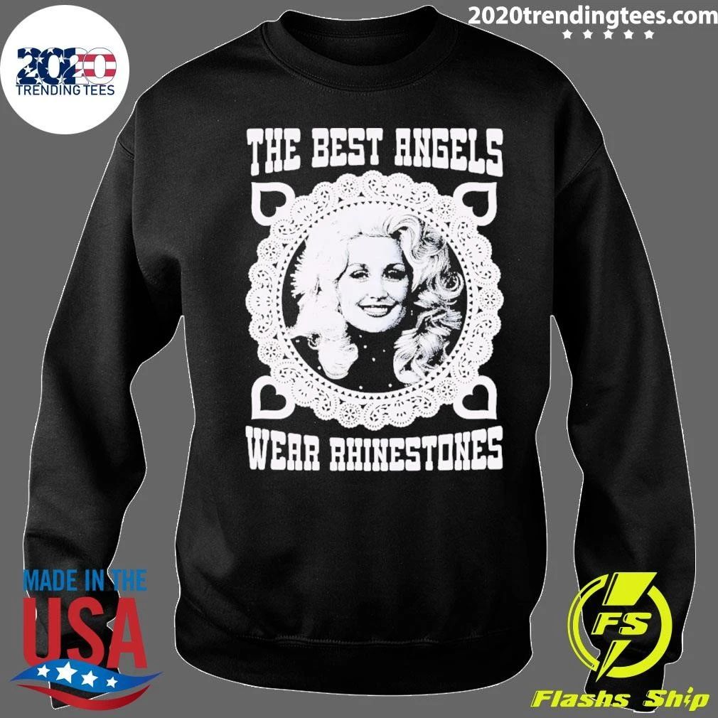 The Best Angels Wear Rhinestones Retro Shirt
