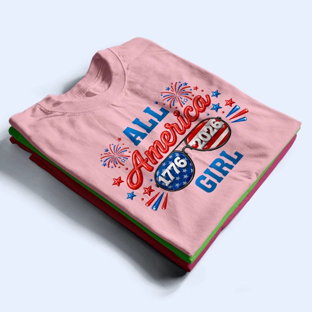America 250 All American Family - Personalized T Shirt