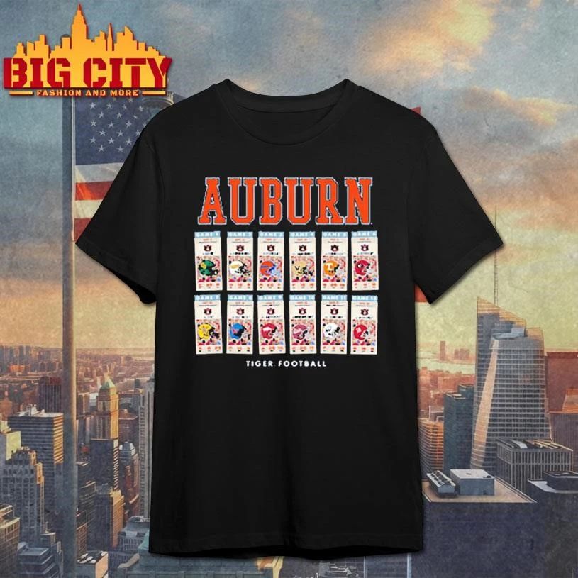 B-Unlimited Auburn Tigers Navy Blue 2026 Football Schedule Shirt