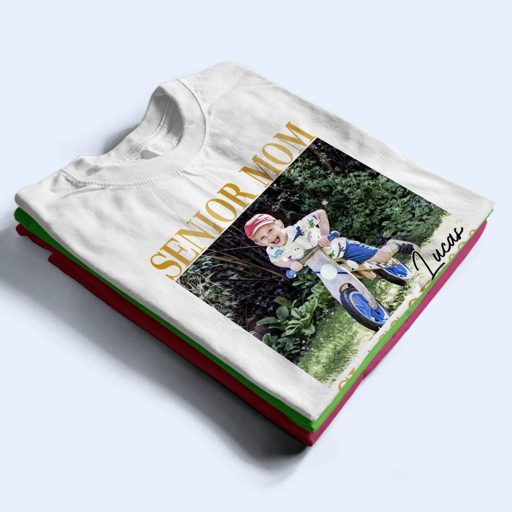 Custom Photo Senior Mom Graduation - Personalized T Shirt