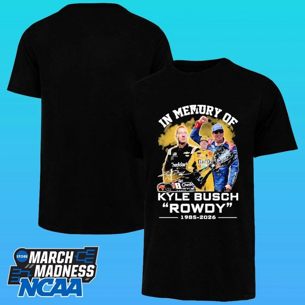 Kyle Busch Rowdy 1985 2026 In Memory Of Shirt