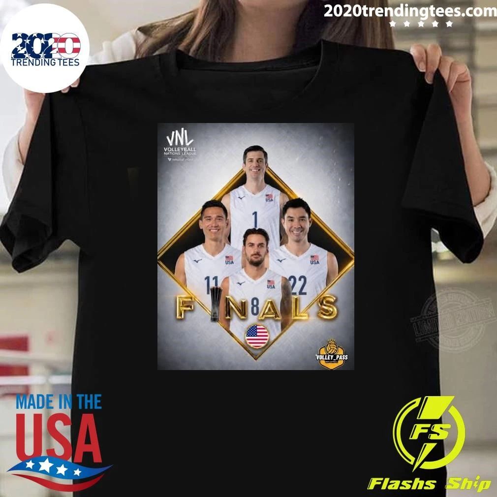 USA Qualified For The Final Volleyball Nations League Wins 2026 Shirt
