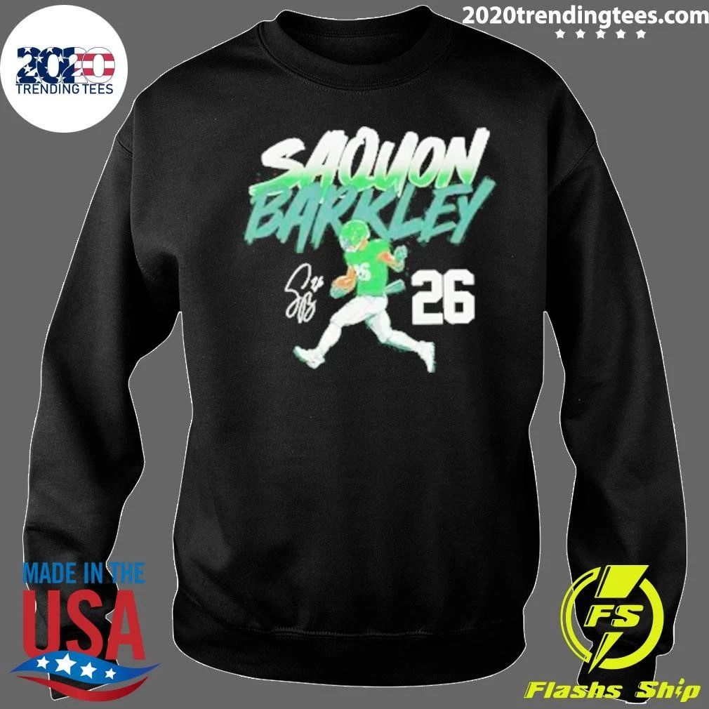 Saquon Barkley 26 Pose Signature Shirt