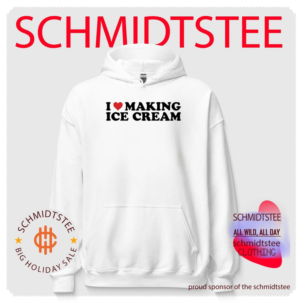 I love Making Ice Cream heart shirt