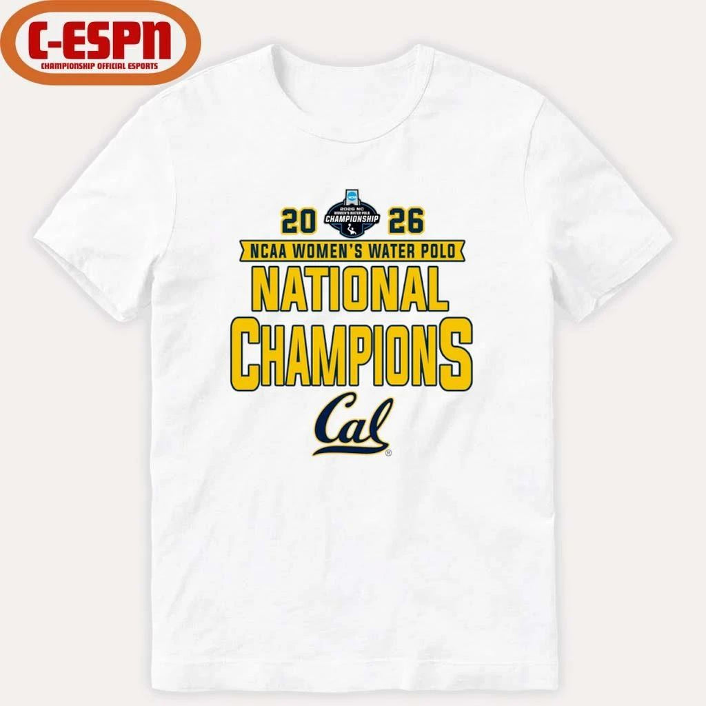 California Golden Bears Women’s Water Polo 2026 NCAA National Champions Shirt