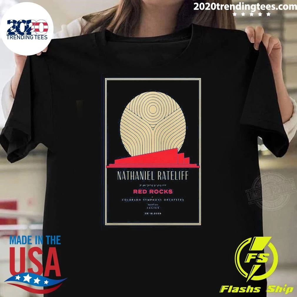 Nathaniel Rateliff Morrison, CO Red Rocks Park and Amphitheatre 2026 Shirt