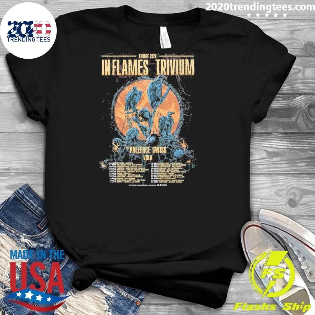 Trivium x In Flames EU Tour 2027 Tour Shirt