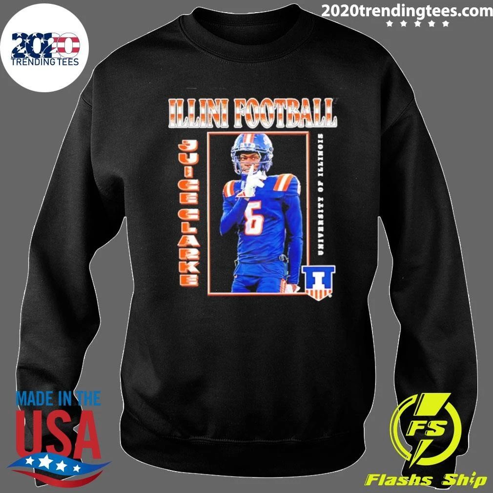 Juice Clarke Illinois Fighting Illini Football Shirt