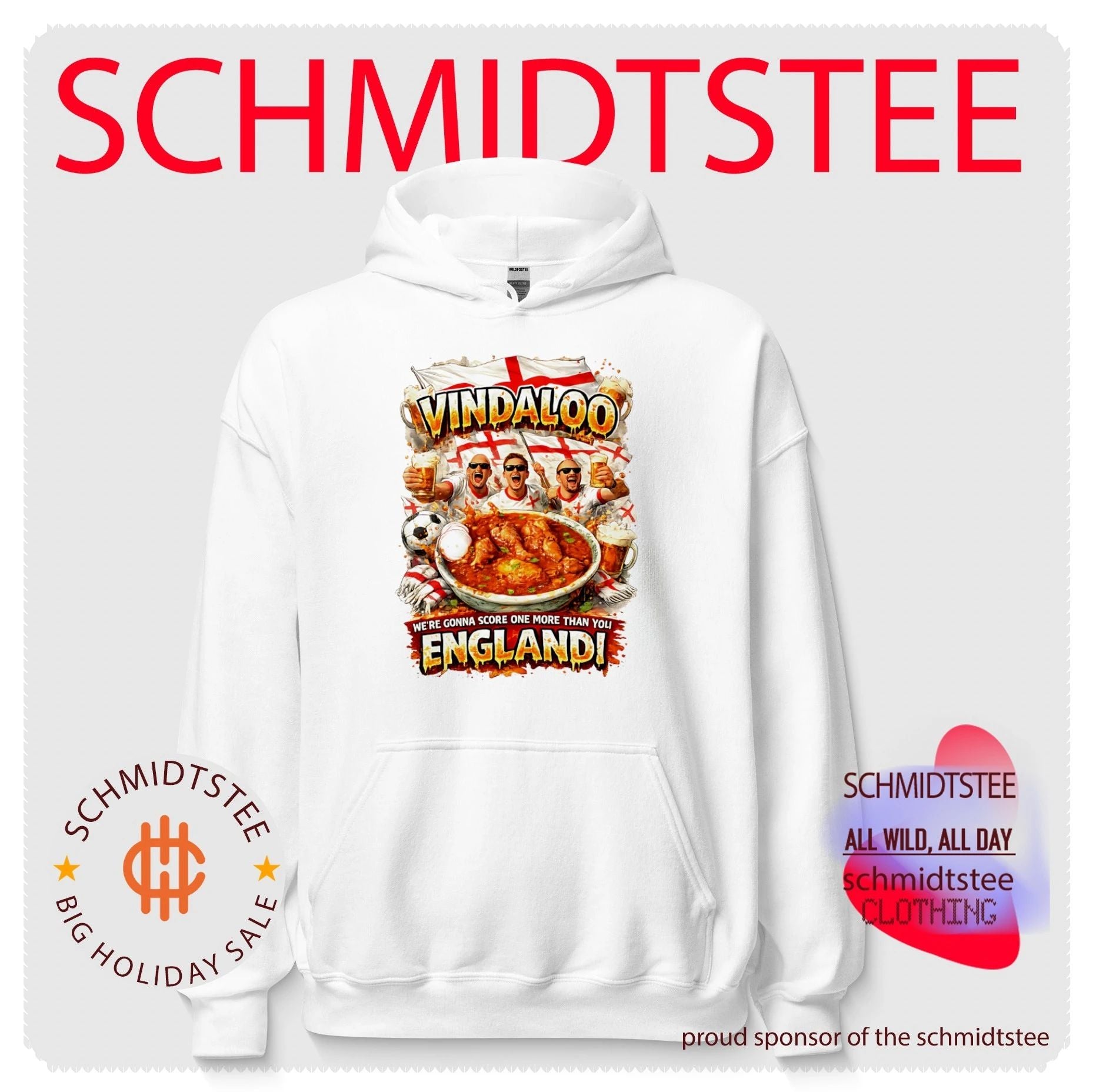 England Vindaloo Football we’re gonna score one more than you shirt