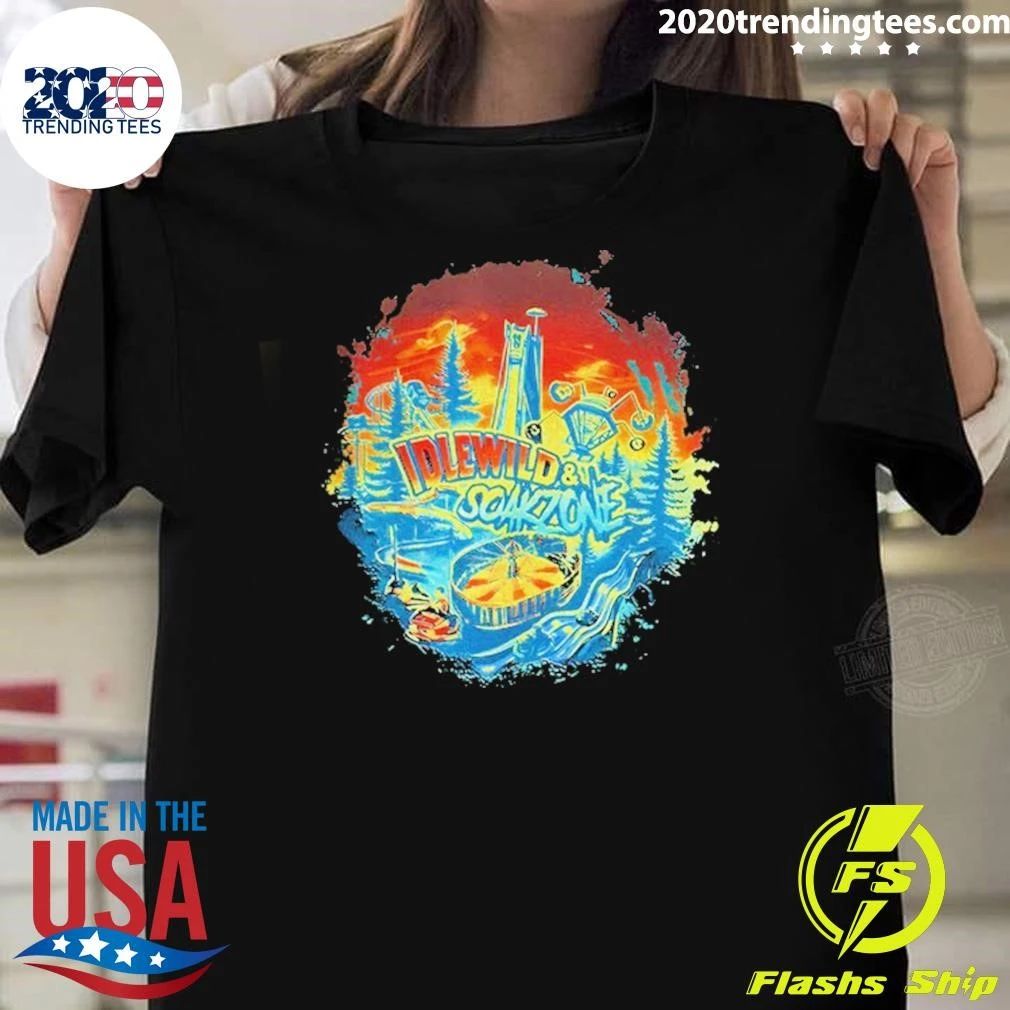 Idlewild Soakzone Water Slides Roller Coaster Shirt