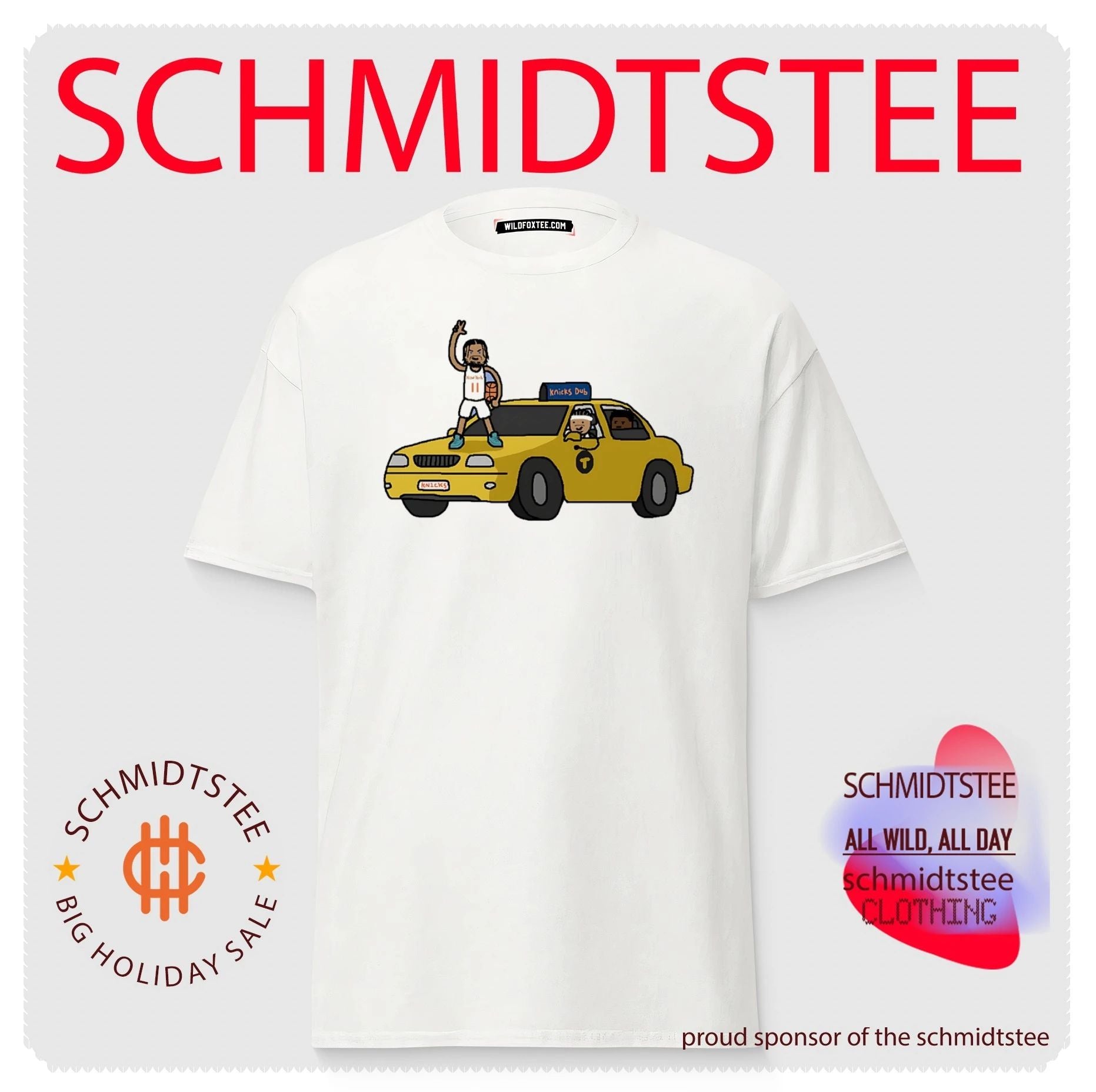 Jalen Brunson New York Knicks taxi ride paint shirt
