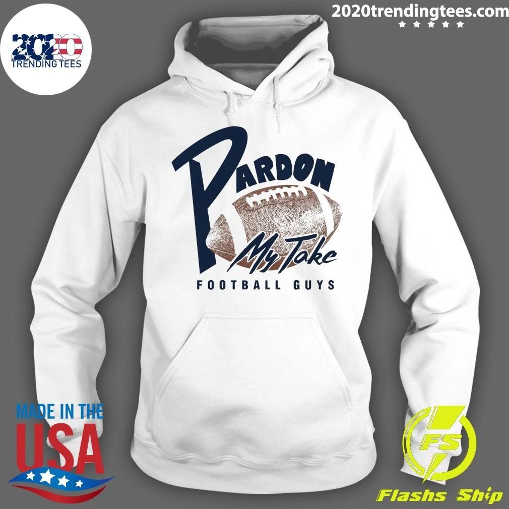 Pardon My Take Football Pocket Tee Shirt