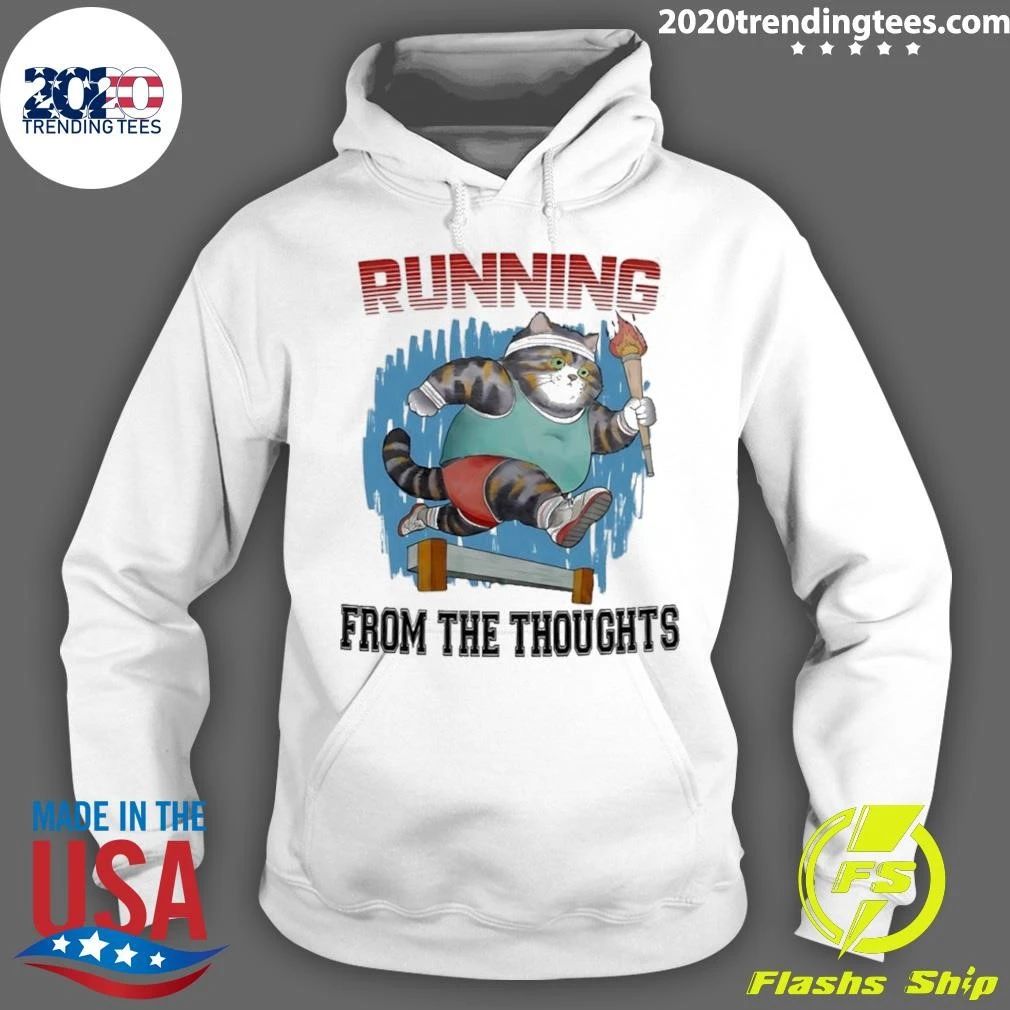 Cat Running From the Thoughts Shirt