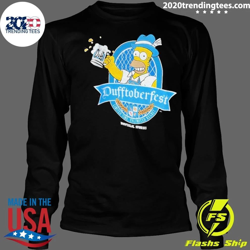 Simpsons Homer Dufftoberfest Universal Studios Shirt