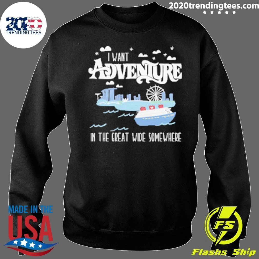 I Want Adventure In The Great Wide Somewhere Beauty and the Beast 1991 Shirt