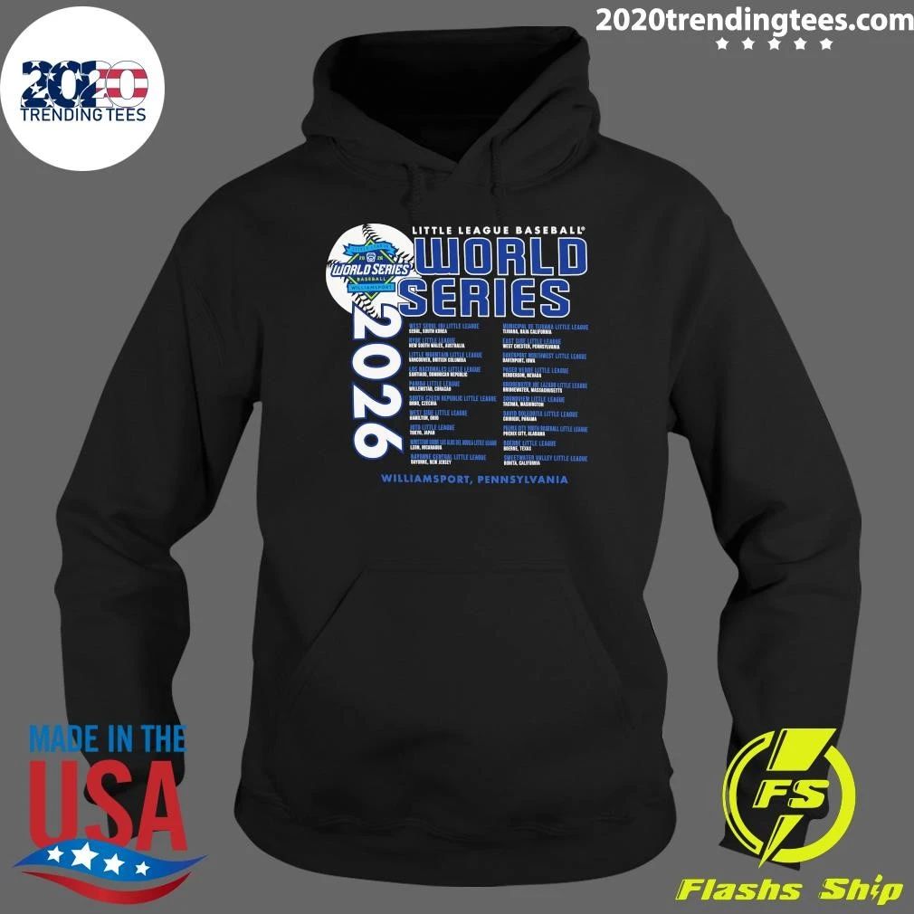 Little League 2026 Baseball World Series Gray Concert Tee Shirt
