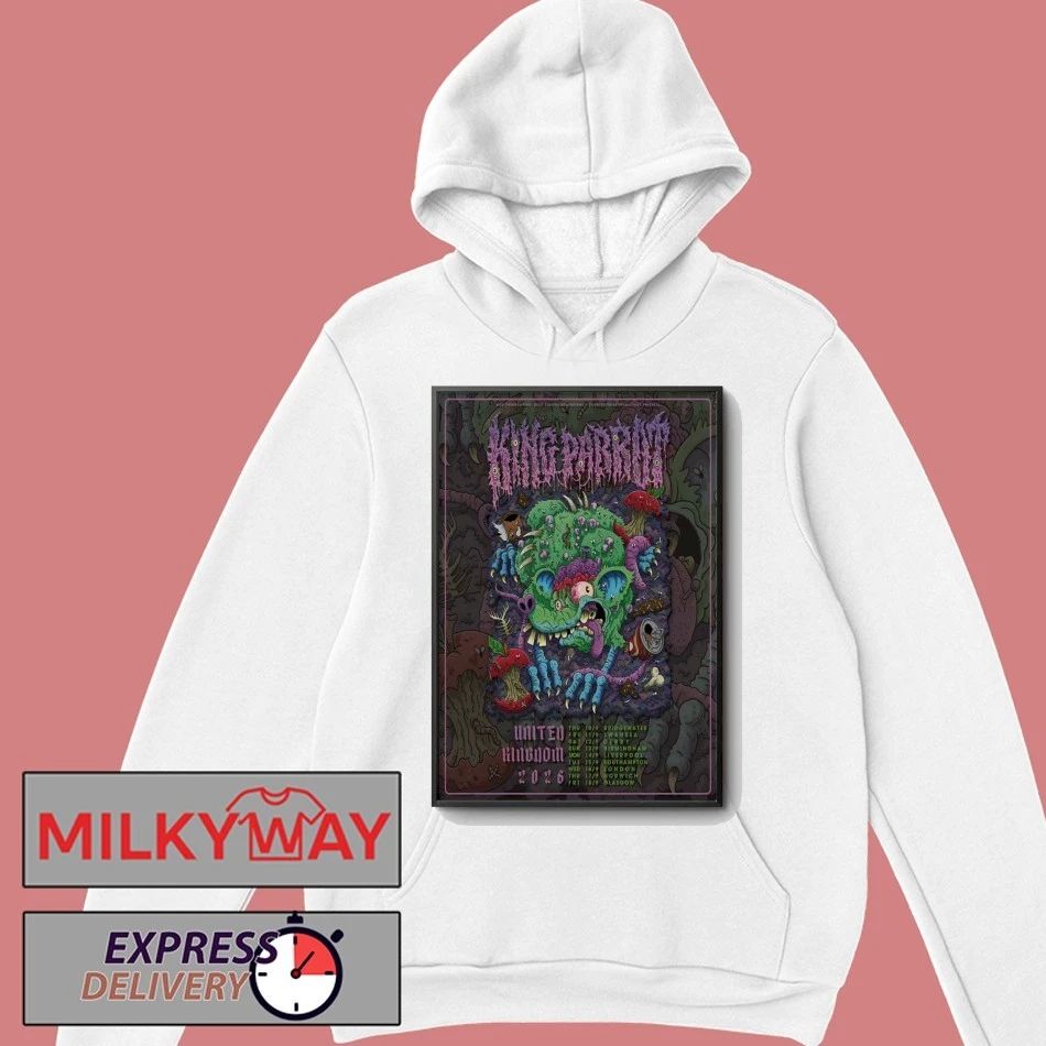 King Parrot UK 2026 Tour Poster shirt