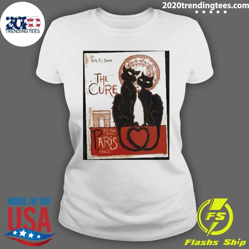 The Cure Merch Paris 2026 Event Shirt