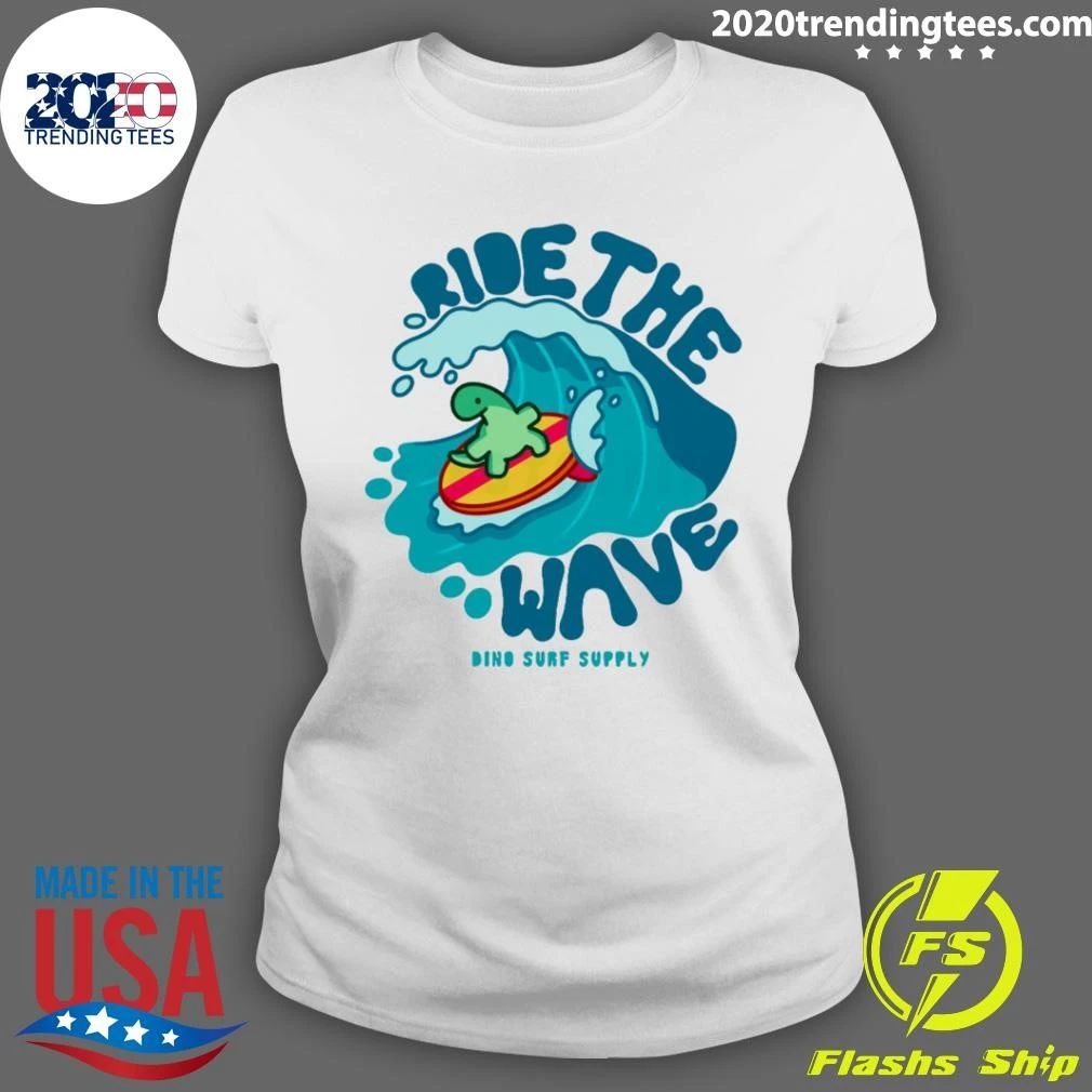 Turtle Ride The Wave Ding Surf Supply Shirt
