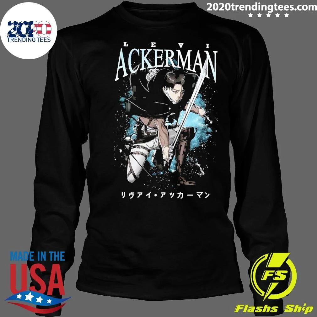 Levi Ackerman Captain Levi Vintage 90s Bootleg Oversized AOT Attack On Titan Anime Shirt