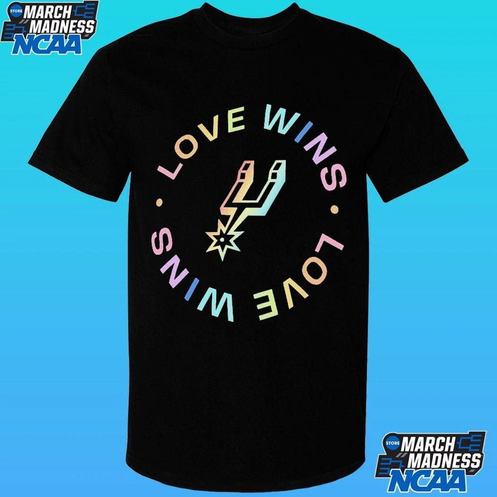 San Antonio Spurs Love Wins Rainbow 2026 Shirt