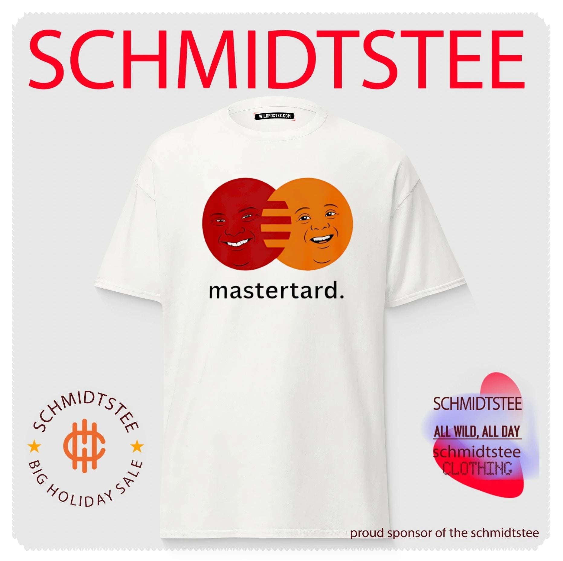 Mastertard MasterCard Down logo meme shirt