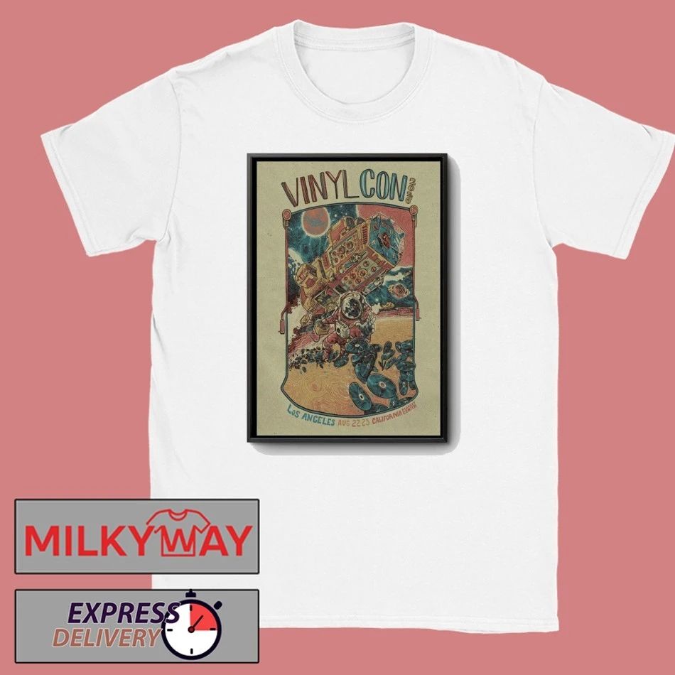 LIMITED VinylCon! Poster Aug 22 & 23 2026 TOUR LOS ANGELES shirt