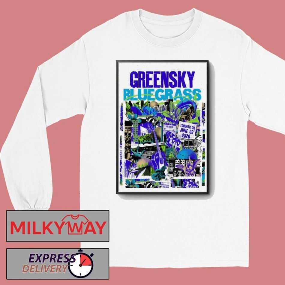 Greensky Bluegrass In Toronto ON On Jun 3 2026 Poster shirt