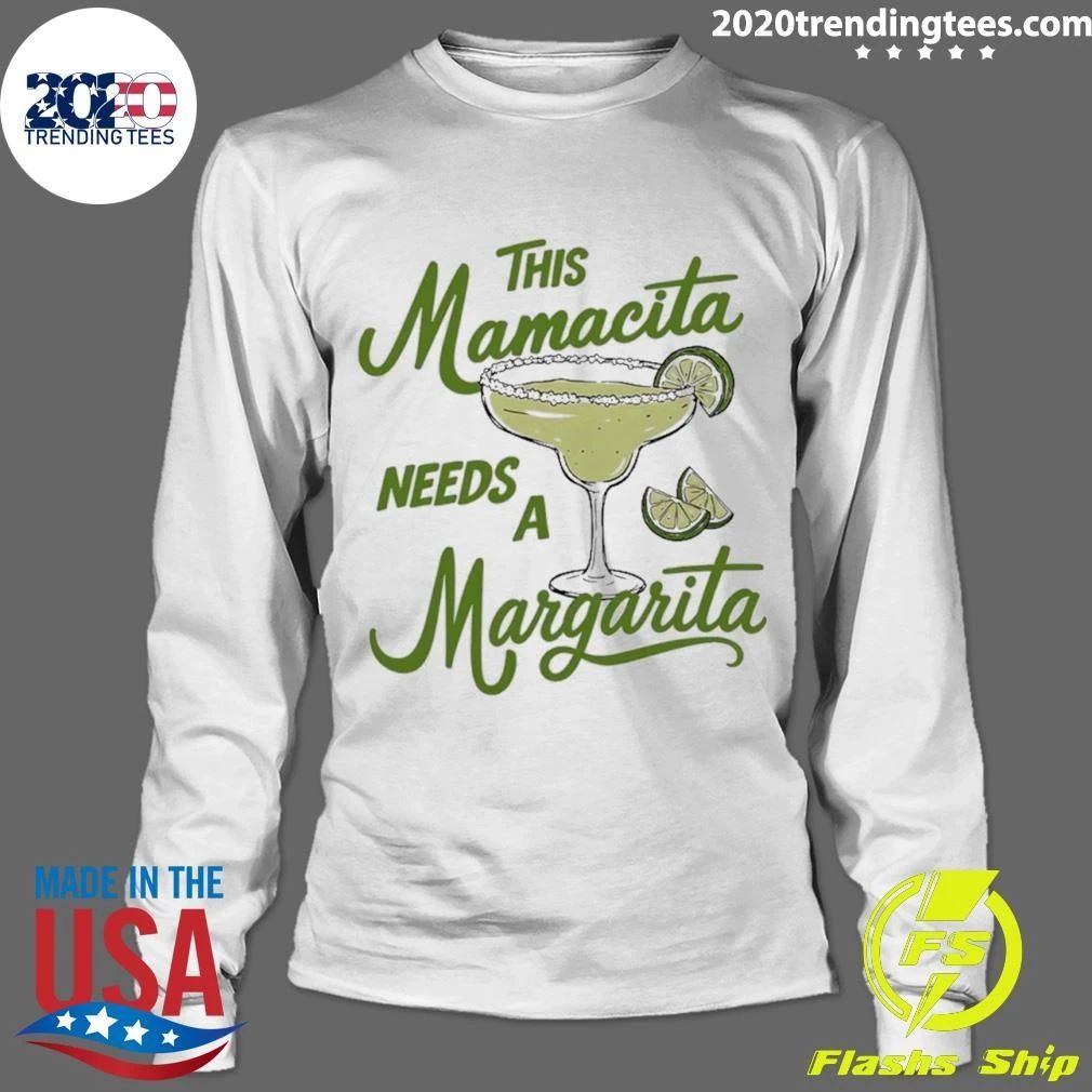 This Mamacita Needs A Margarita Cocktail Tee Shirt