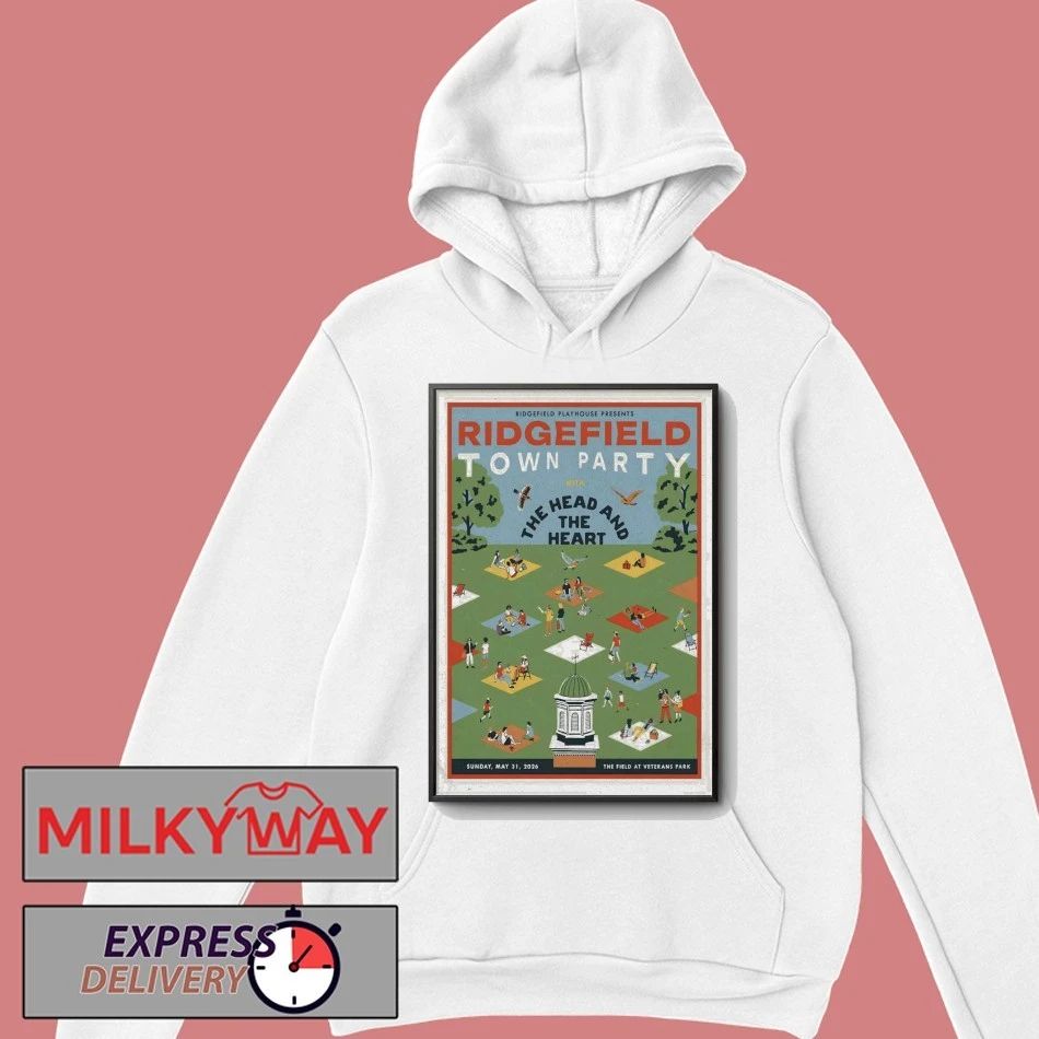 The Head And The Heart Ridgefield CT 5 31 2026 Poster shirt