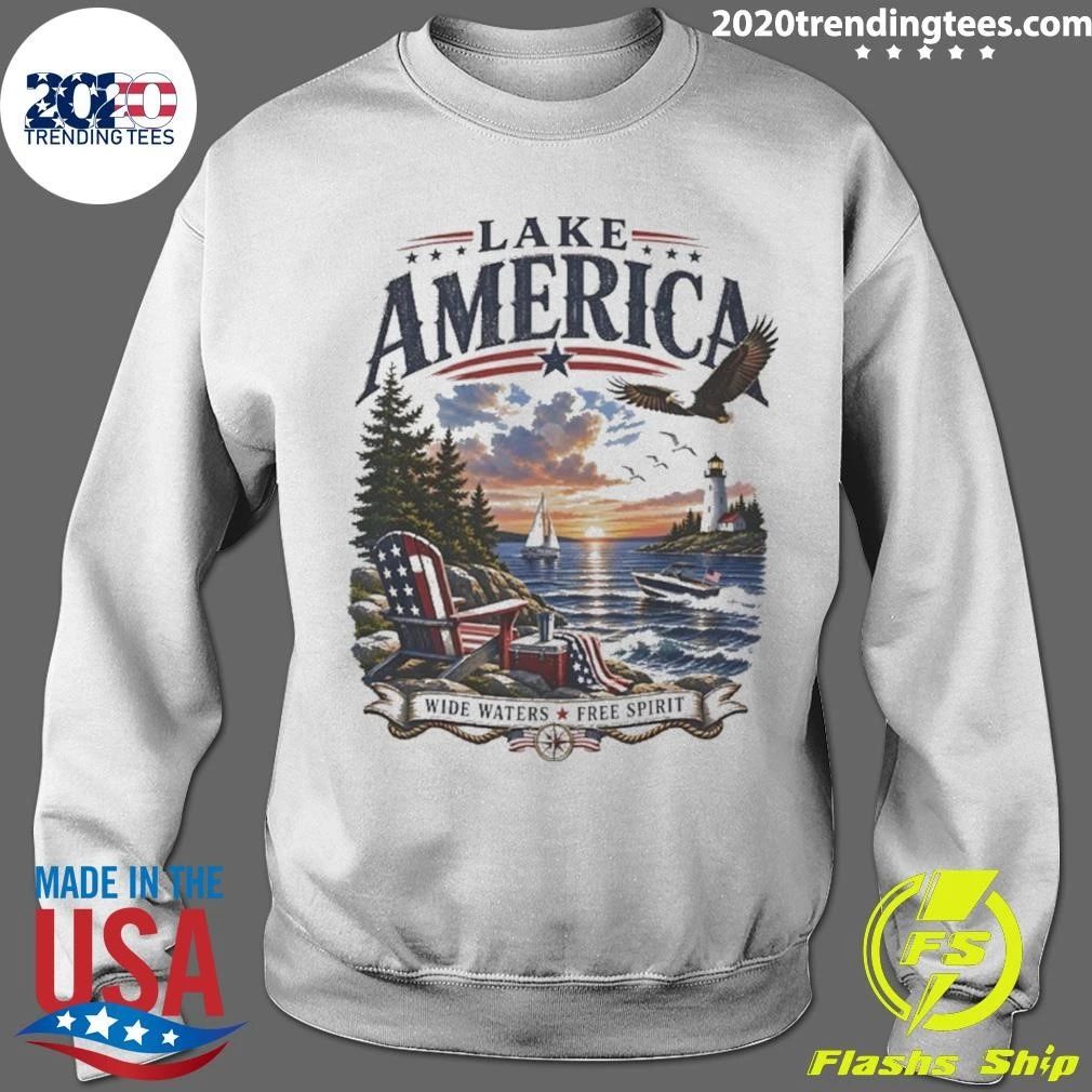 Lake America Wide Waters Free Spirit Shirt