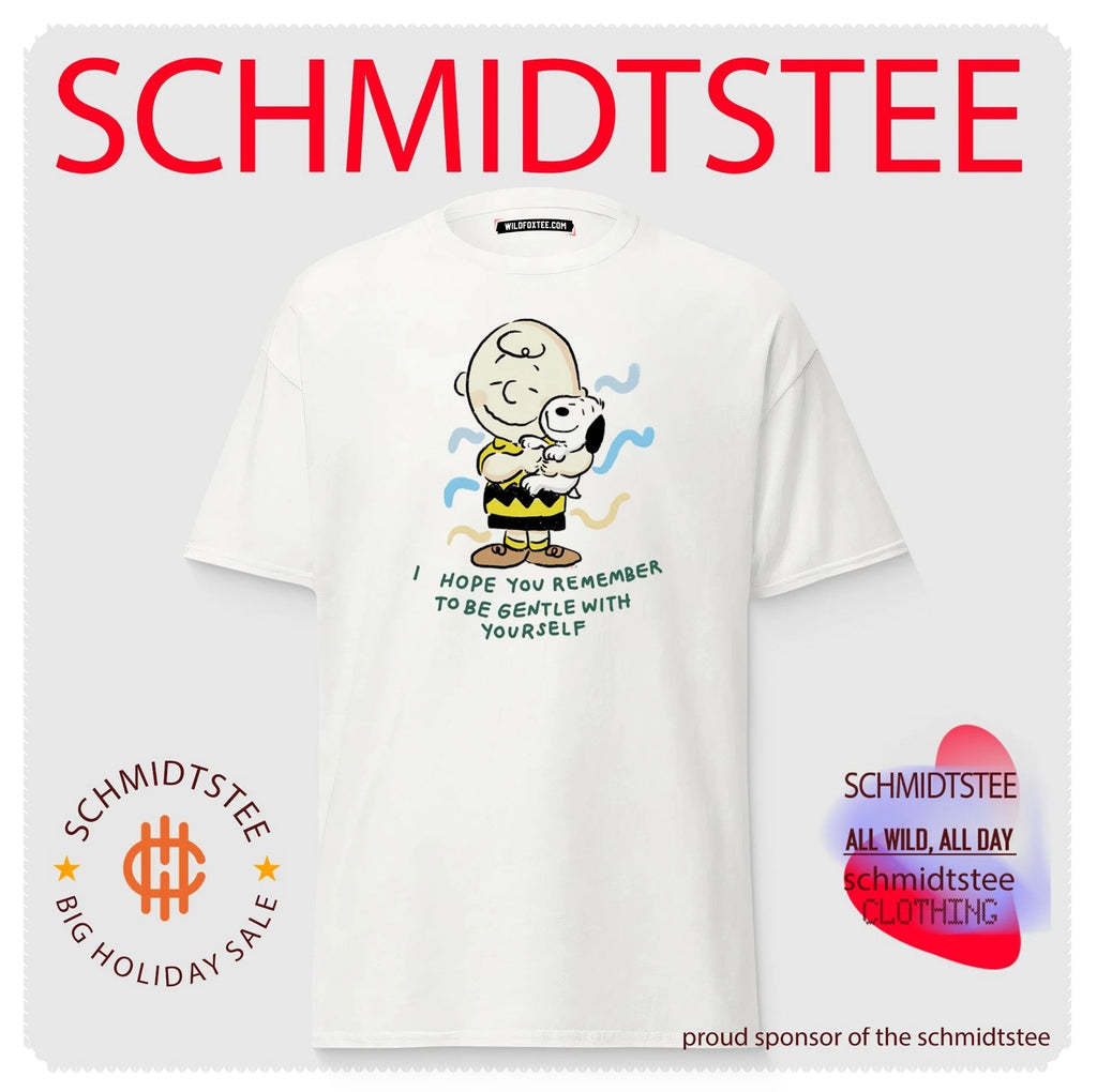 Charlie Brown and Snoopy be gentle with yourself shirt