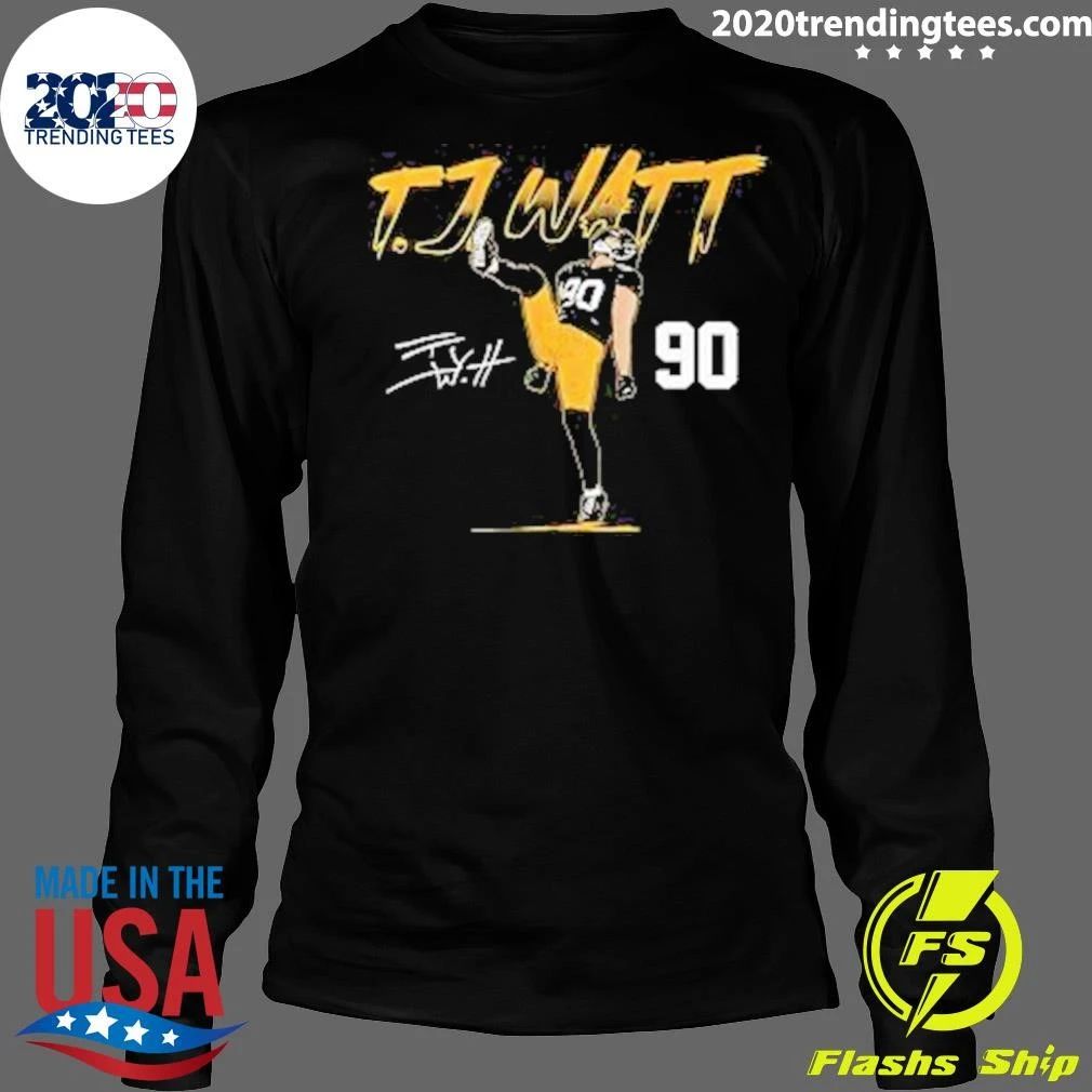 T.J. Watt 90 Pose Signature Shirt
