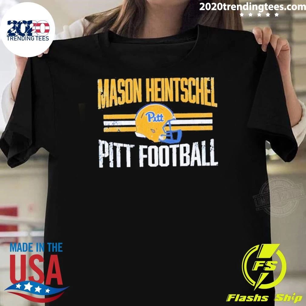 Awesome Mason Heintschel Pitt Panthers Ncaa Football Helmet Hero Shirt