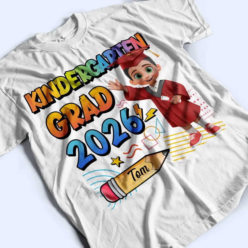 Preschool Kindergarten Graduation - Personalized T Shirt