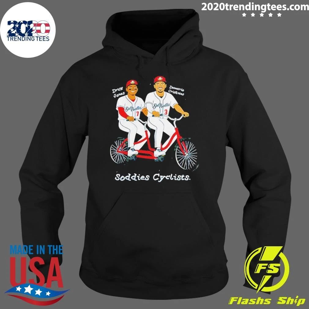 Druw Jones And Demetrio Crisantes Soddies Cyclists Shirt