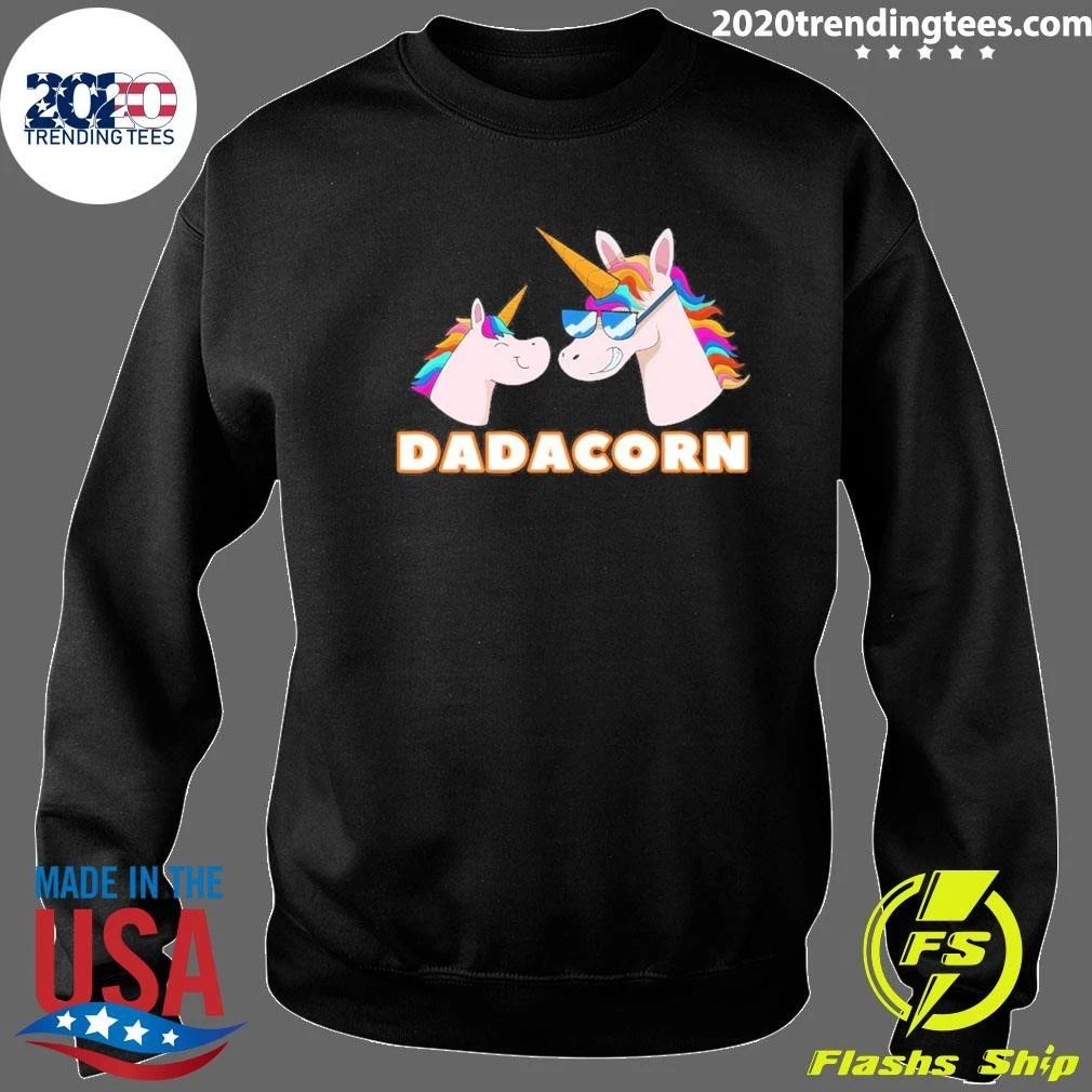 Dadacorn Unicorn Fathers Day Shirt