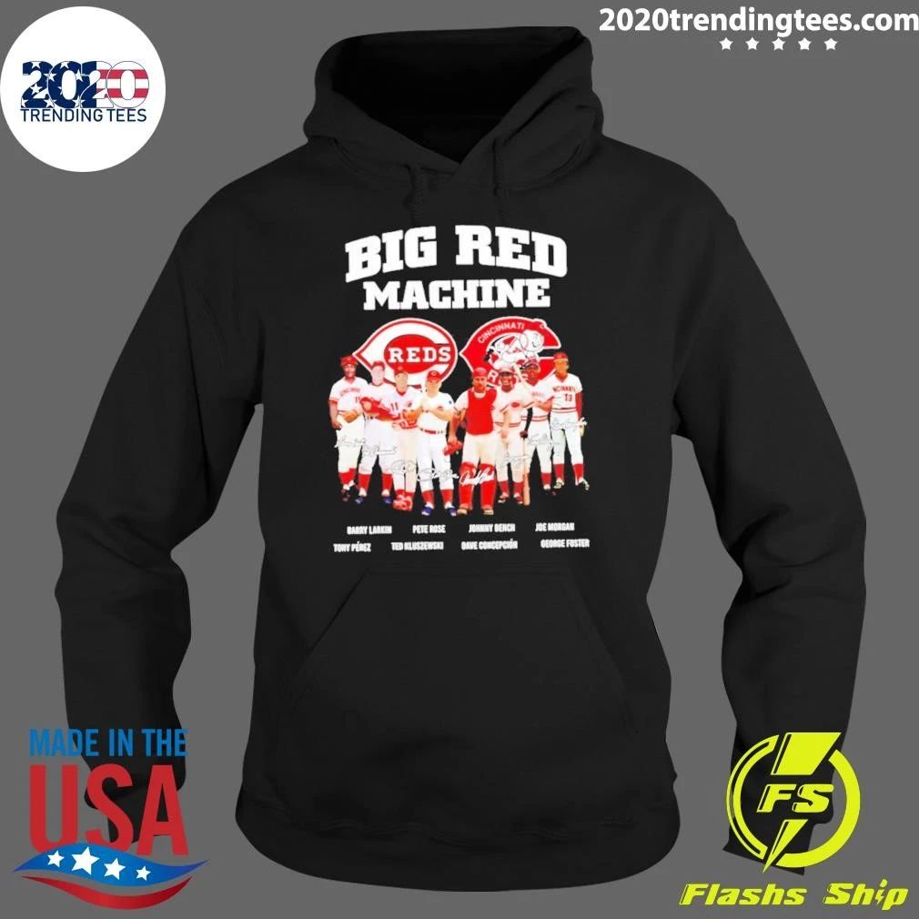 Big Red Machine Cincinnati Reds Legends Pose Signatures Tee Shirt