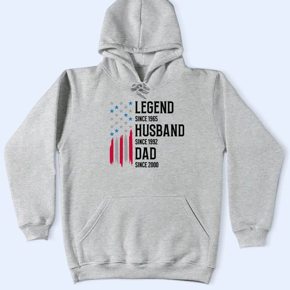 The Original Legend Legend Husband Daddy Grandpa - Personalized T Shirt